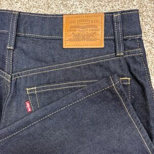 NEW Levi's Premium Baggy Dad Barrel Jeans Women's 29 Indigo Dark Wash 30" Inseam